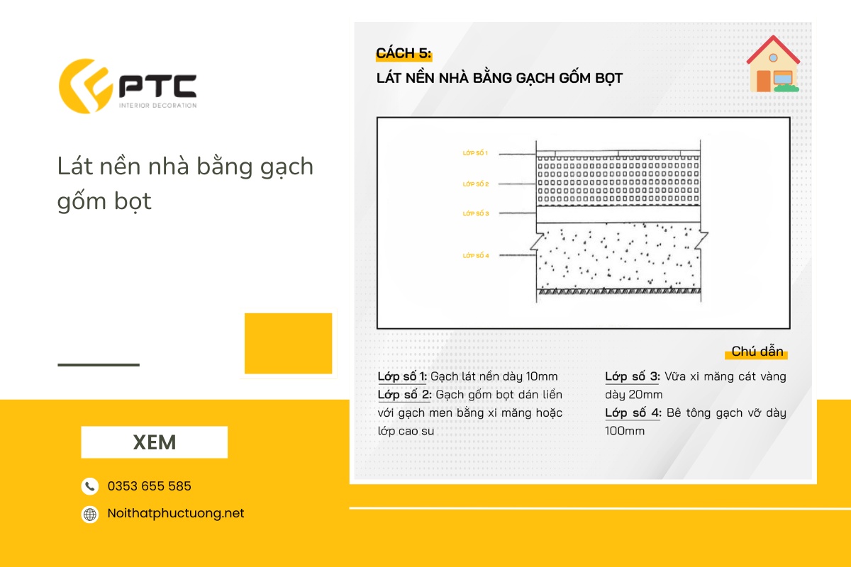 5 tips thi công nền nhà chống nồm ẩm – Giải pháp từ Nội Thất Phúc Tường