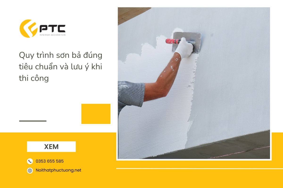 Ưu điểm và nhược điểm của sơn bả tường nhà