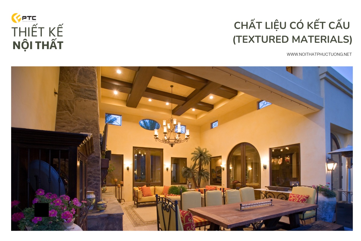 Chất liệu có kết cấu (Textured Materials)