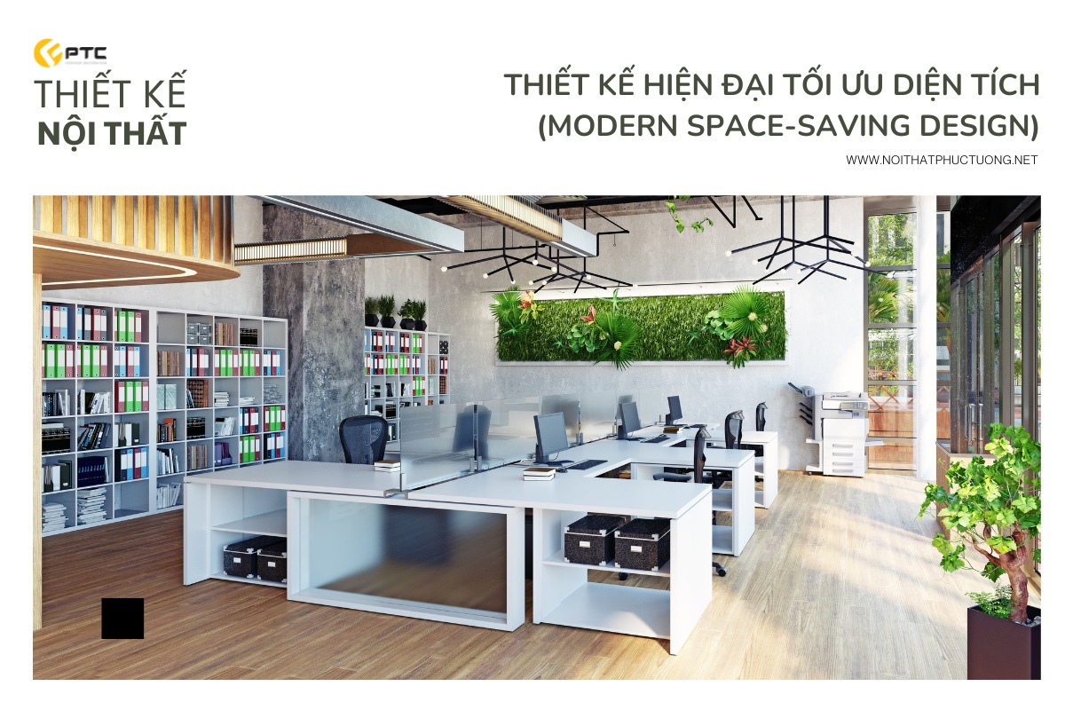 Thiết kế hiện đại tối ưu diện tích (Modern Space-Saving Design)