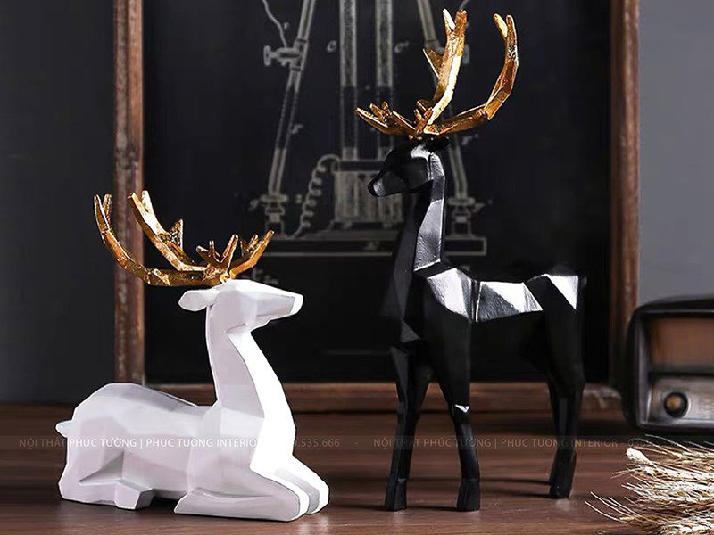 Decor 01 - Tượng Hươu trang trí phong cách Origami Nhật Bản (Size lớn)