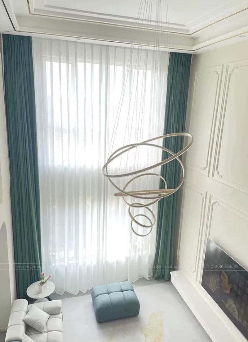 RÈM VẢI THÔNG TẦNG CHO BIỆT THỰ / PENTHOUSE