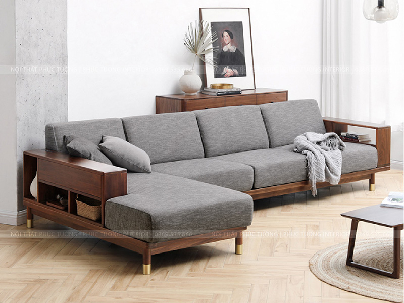 GHẾ SOFA GỖ KẾT HỢP ĐỆM (SFG-03)