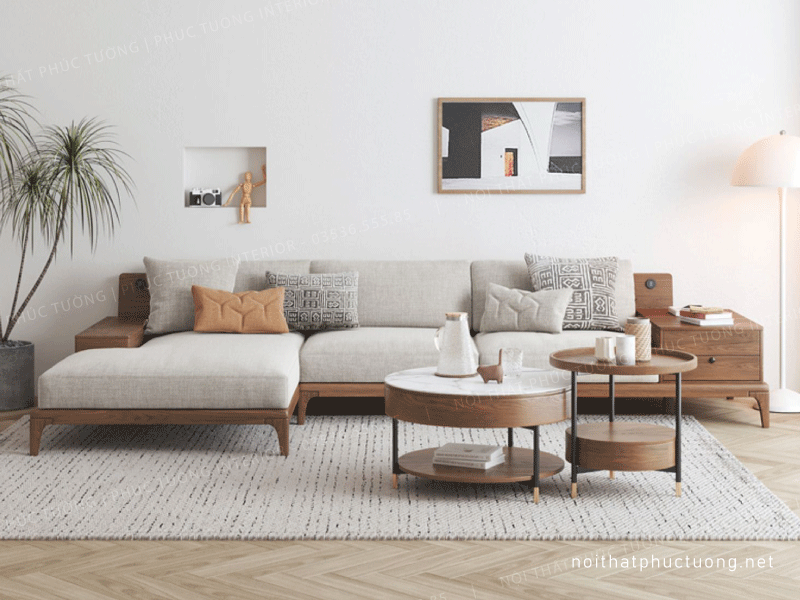 GHẾ SOFA GỖ KẾT HỢP ĐỆM (SFG-11)