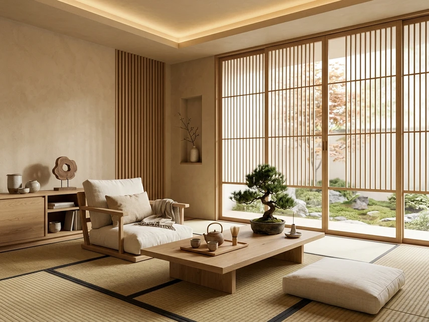Phối cảnh 3D thiết kế không gian Nội Thất Phong Cách Indochine cao cấp chuẩn kiến trúc Nội Thất Phúc Tường