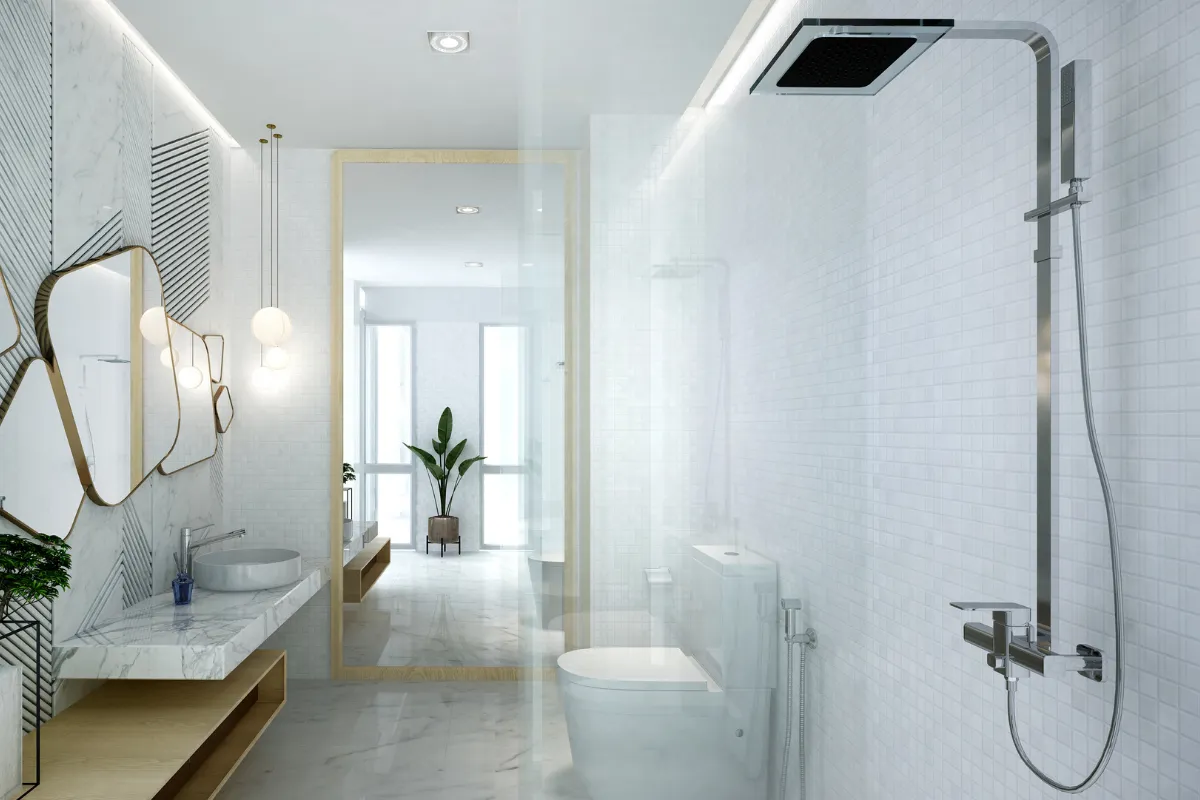 Bộ vòi sen tắm đứng là gì Cấu tạo của bộ vòi sen tắm đứng (2) 1 Vì sao nên dùng bộ vòi sen tắm đứng cho gia đình?