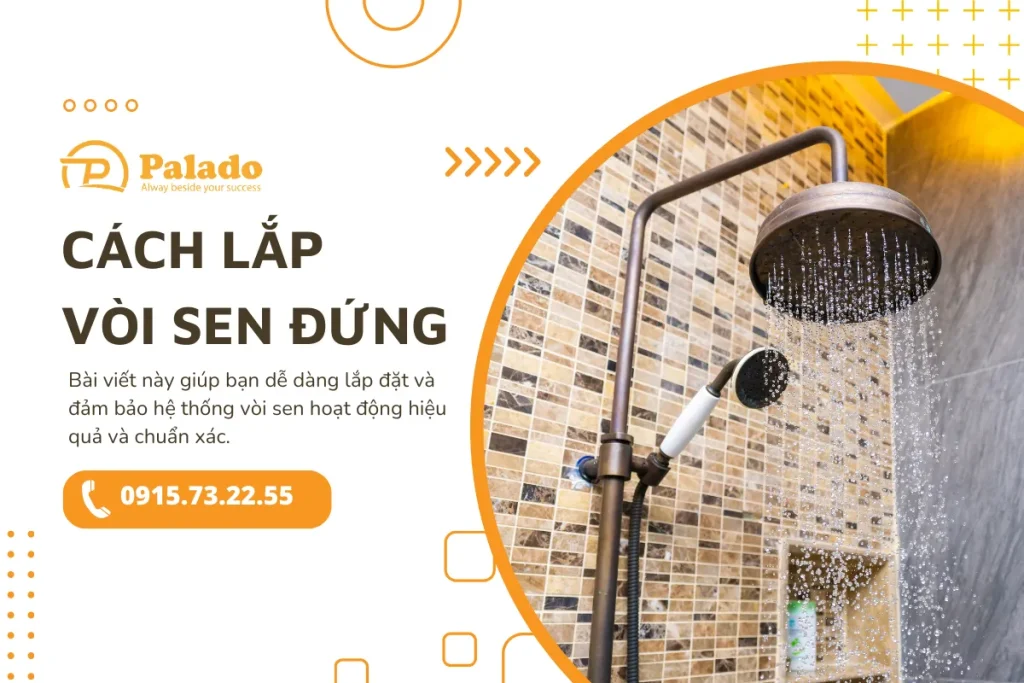 Cách lắp đặt vòi sen tắm đơn giản tại nhà