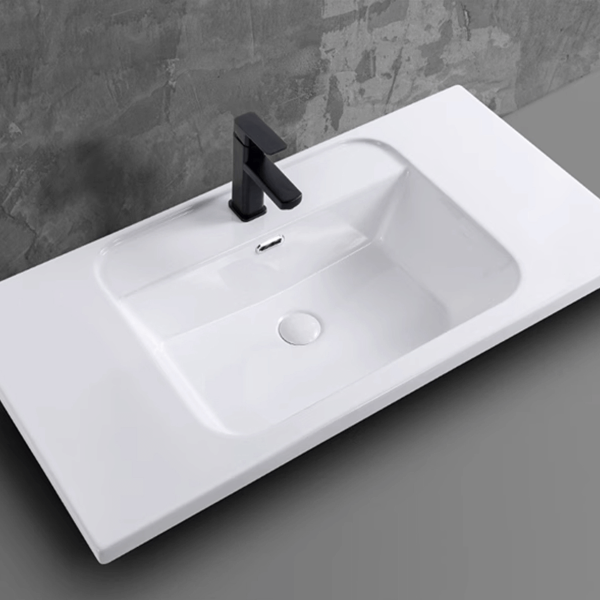 Chậu rửa Lavabo âm bàn LD 668A (2)