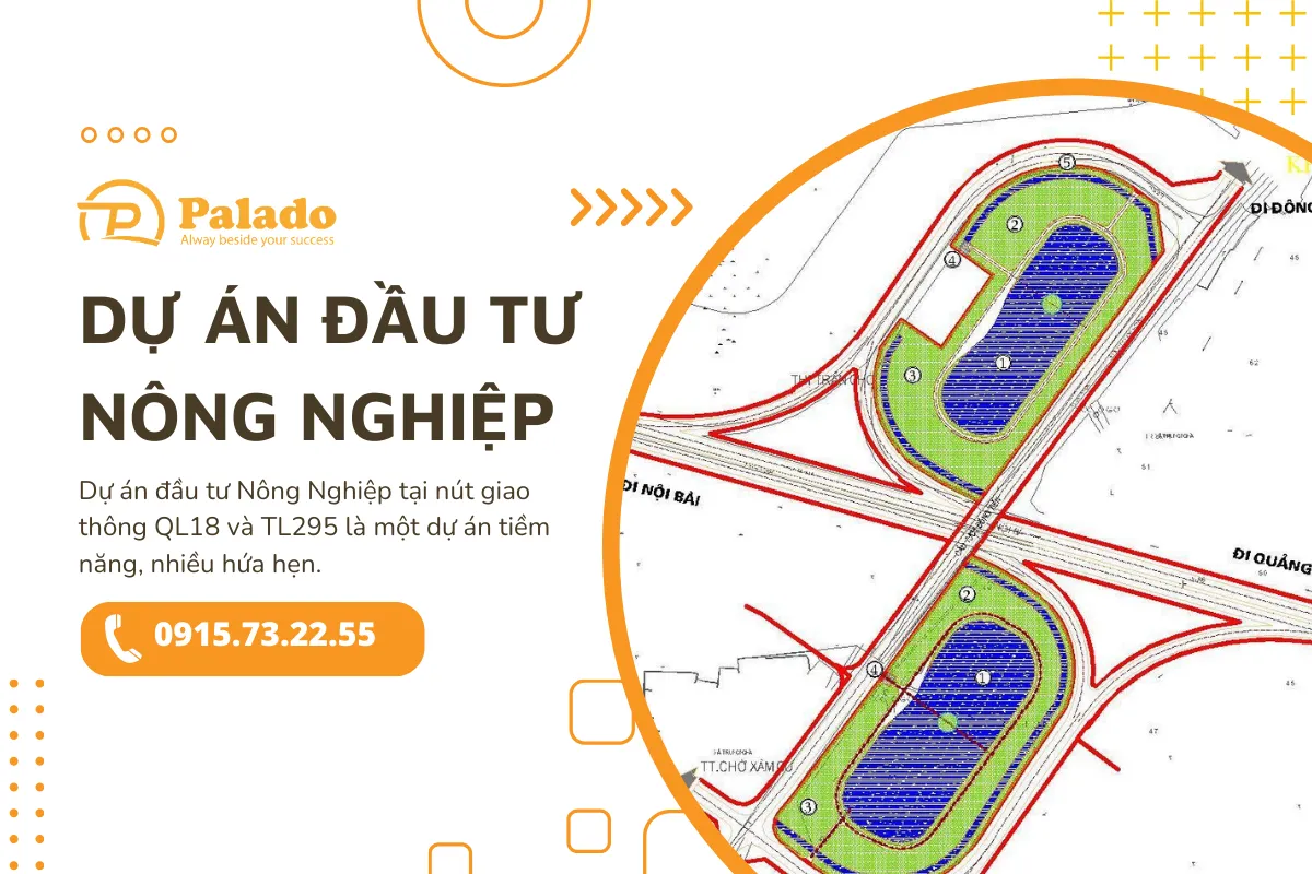 Dự án đầu tư Nông Nghiệp tại nút giao thông QL18 và TL295