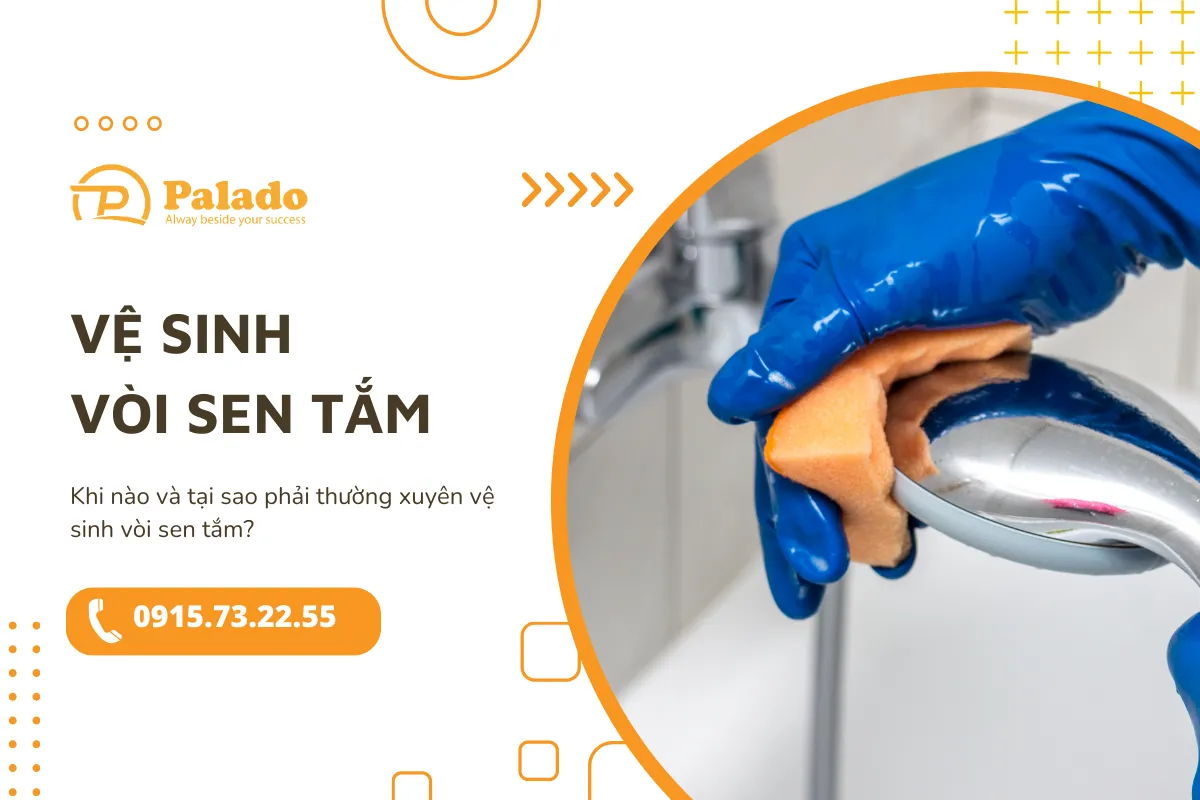 Khi nào và tại sao phải thường xuyên vệ sinh vòi sen tắm