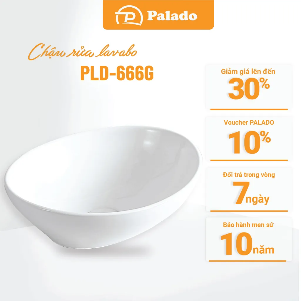 Chậu rửa lavabo Palado PLD666G là một sự kết hợp hoàn hảo giữa thiết kế hiện đại và tính tiện ích