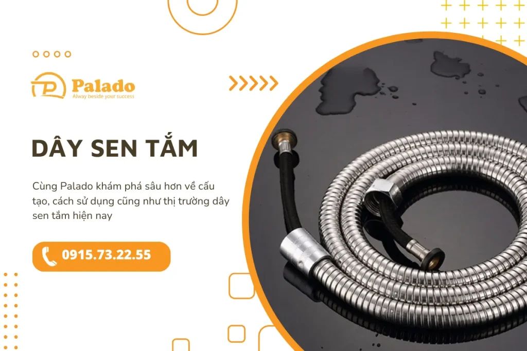 Phòng tắm trở nên tiện lợi hơn với dây sen tắm