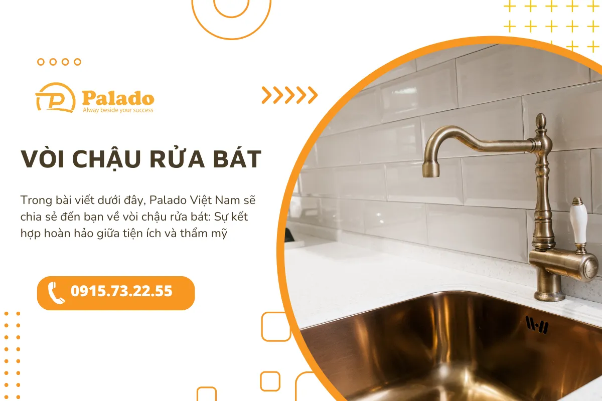 Vòi chậu rửa bát: Sự kết hợp hoàn hảo giữa tiện ích và thẩm mỹ