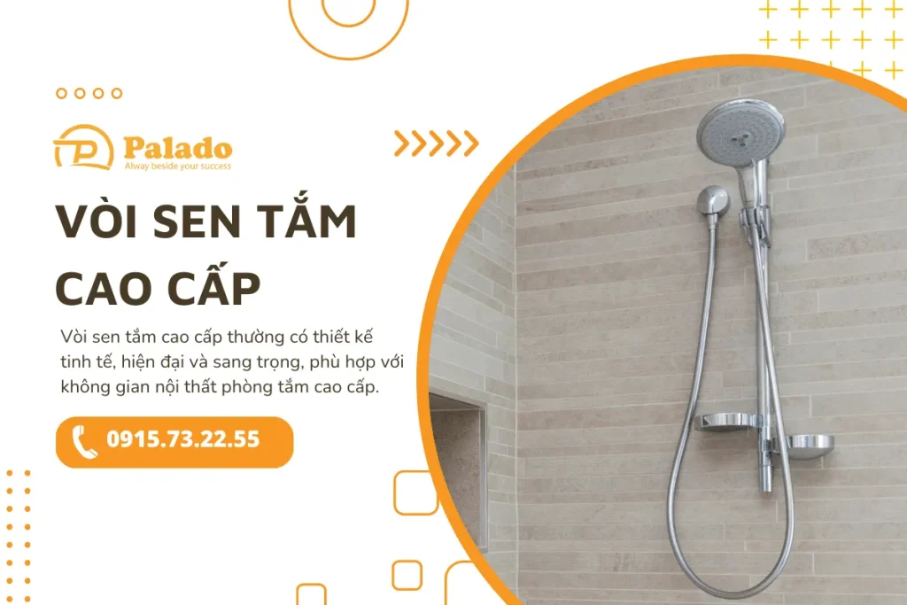 Vòi sen tắm cao cấp Lựa chọn tối ưu cho phòng tắm