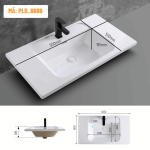 Chậu rửa lavabo âm bàn PLD 668B (2)