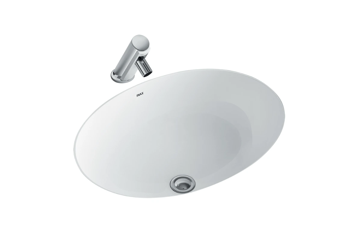 Chậu rửa lavabo âm bàn đá inax L-2293V