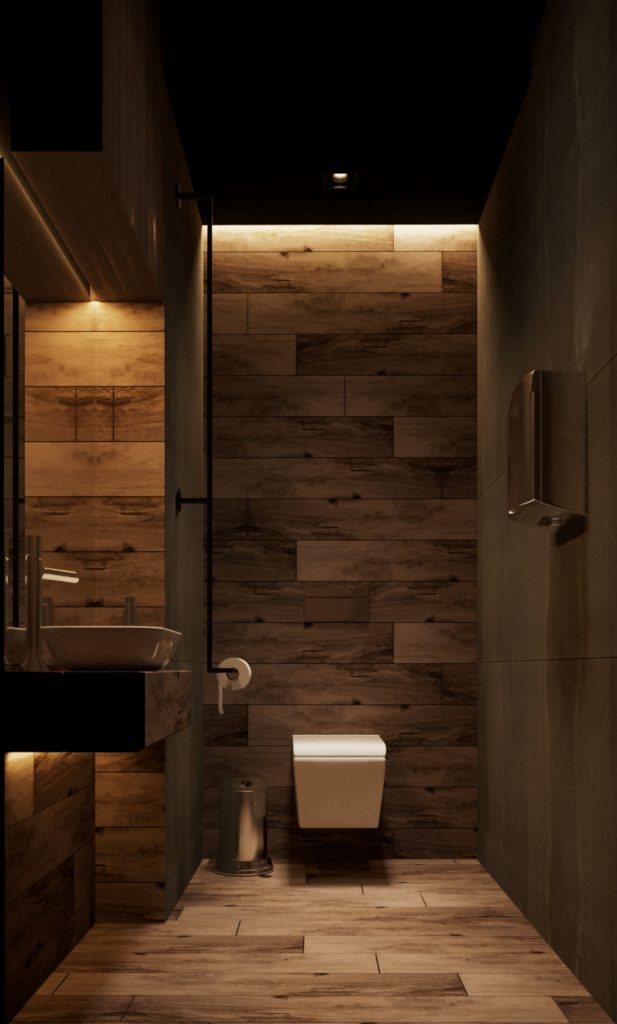 Nhà vệ sinh gỗ: Vẻ đẹp từ chất liệu thiên nhiên