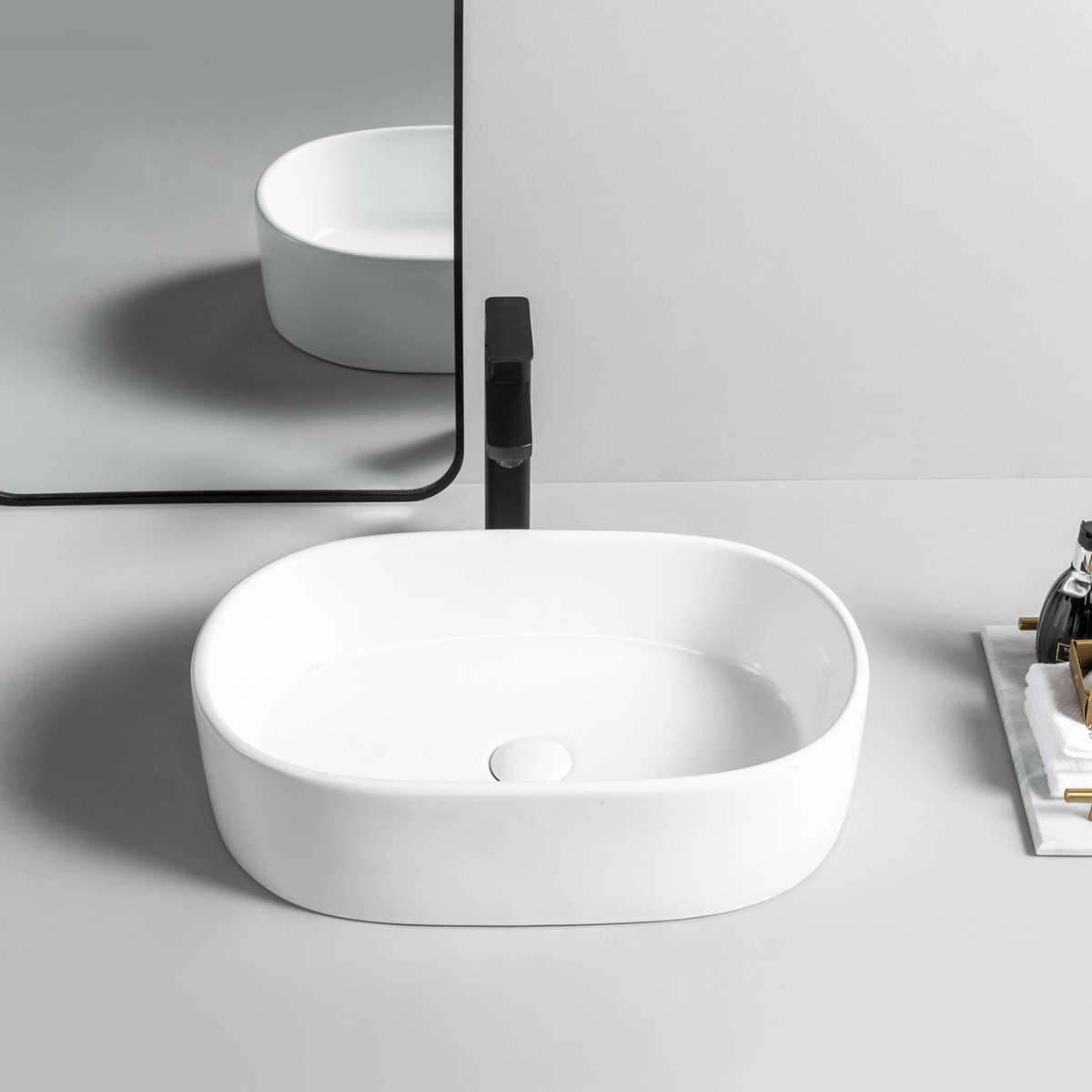 Chậu rửa Lavabo Palaod PLD869F dương bàn cao cấp (Kích thước 490 350 145 mm) (7) Chất lượng sản phẩm đúng theo mô tả