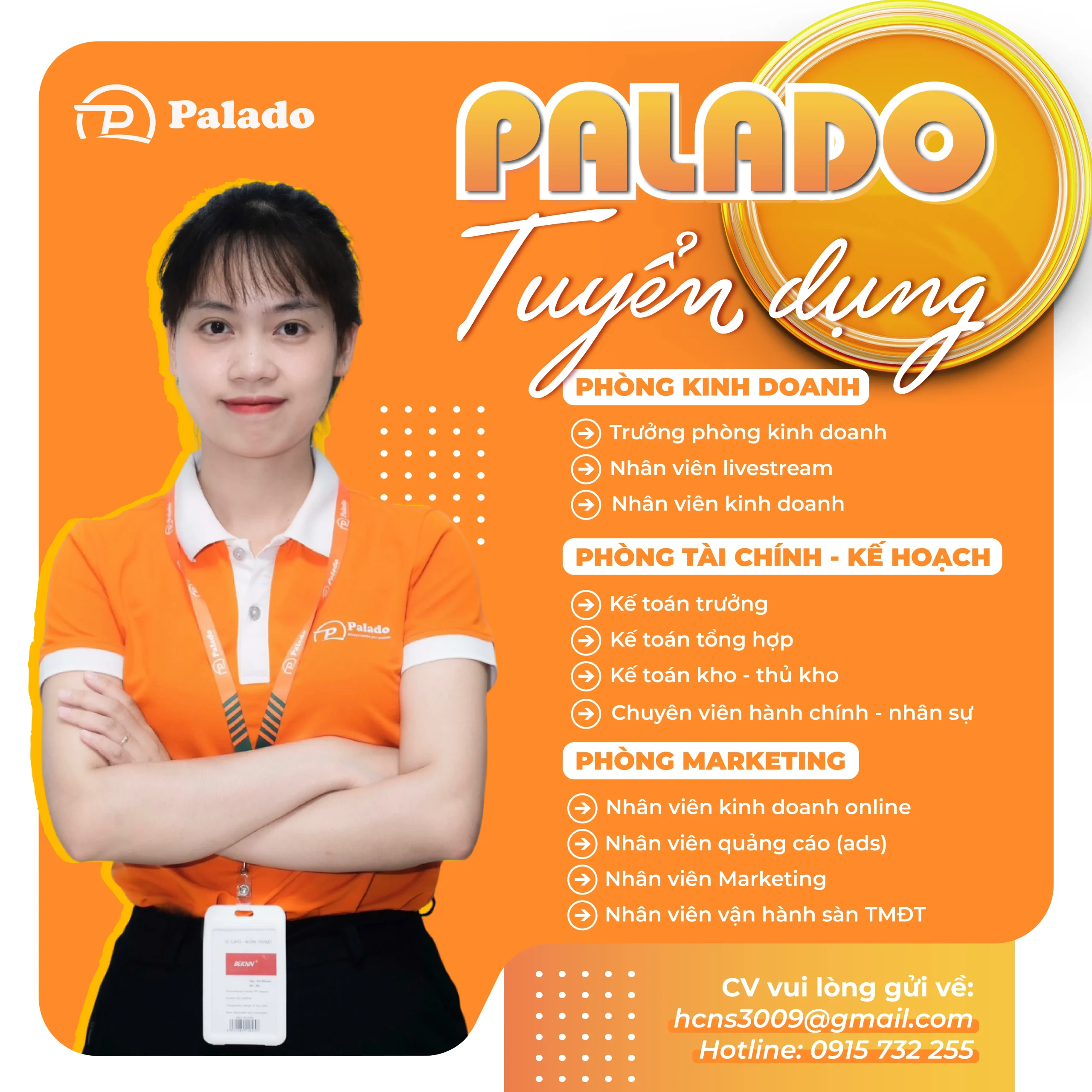 Palado Việt Nam: Tuyển dụng các vị trí toàn công ty