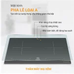 Thông số Chất liệu Bếp đôi hồng ngoại điện từ PLD 6688G 1200 x 1200