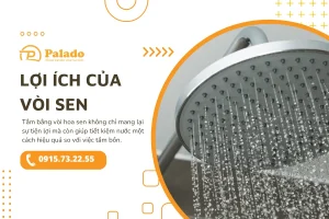 Lợi ích khi sử dụng vòi sen tắm