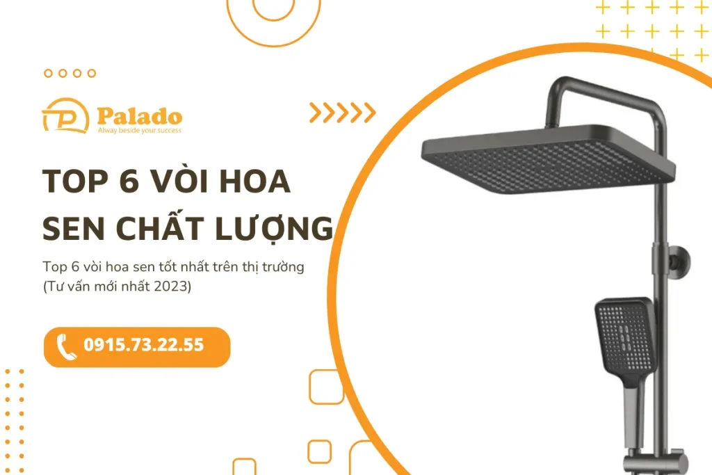 Top 6 vòi hoa sen tốt, được ưa chuộng trên thị trường 2023 6