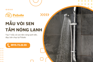 Top 7 mẫu vòi sen tắm nóng lạnh bền, đẹp, bán chạy tại Paladong chất lượng, đẹp hiện nay