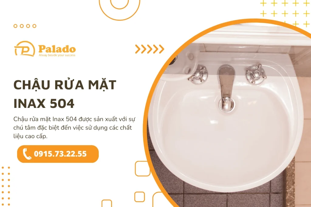 chậu rửa mặt Inax 504