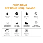 Thông số Chức năng Bếp đôi hồng ngoại điện từ PLD 6688G 1200 x 1200