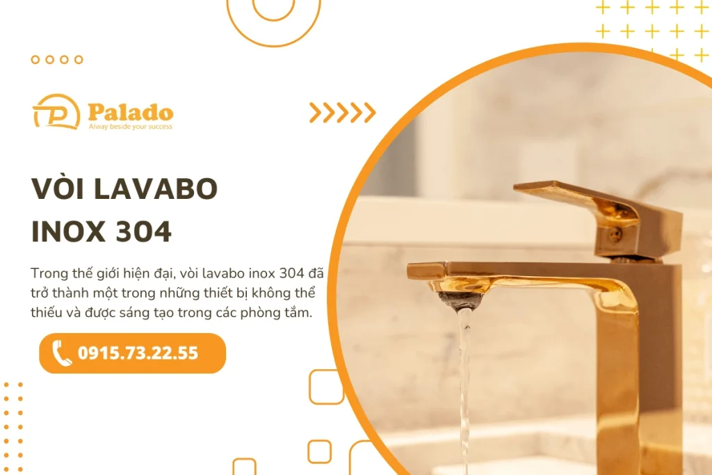 vòi lavabo Inox 304