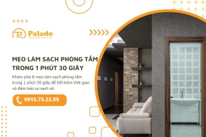 6 mẹo làm sạch phòng tắm trong 1 phút 30 giây, bạn đã biết chưa 6