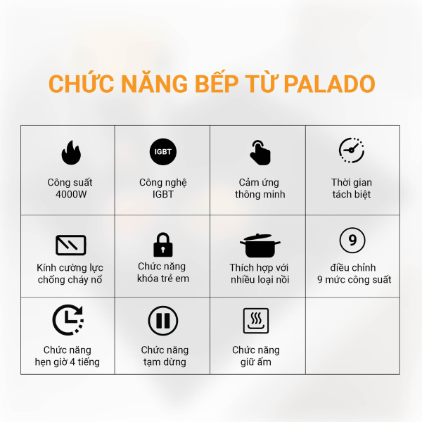 Bếp từ 2 vùng nấu Palado PLD6688A (9)