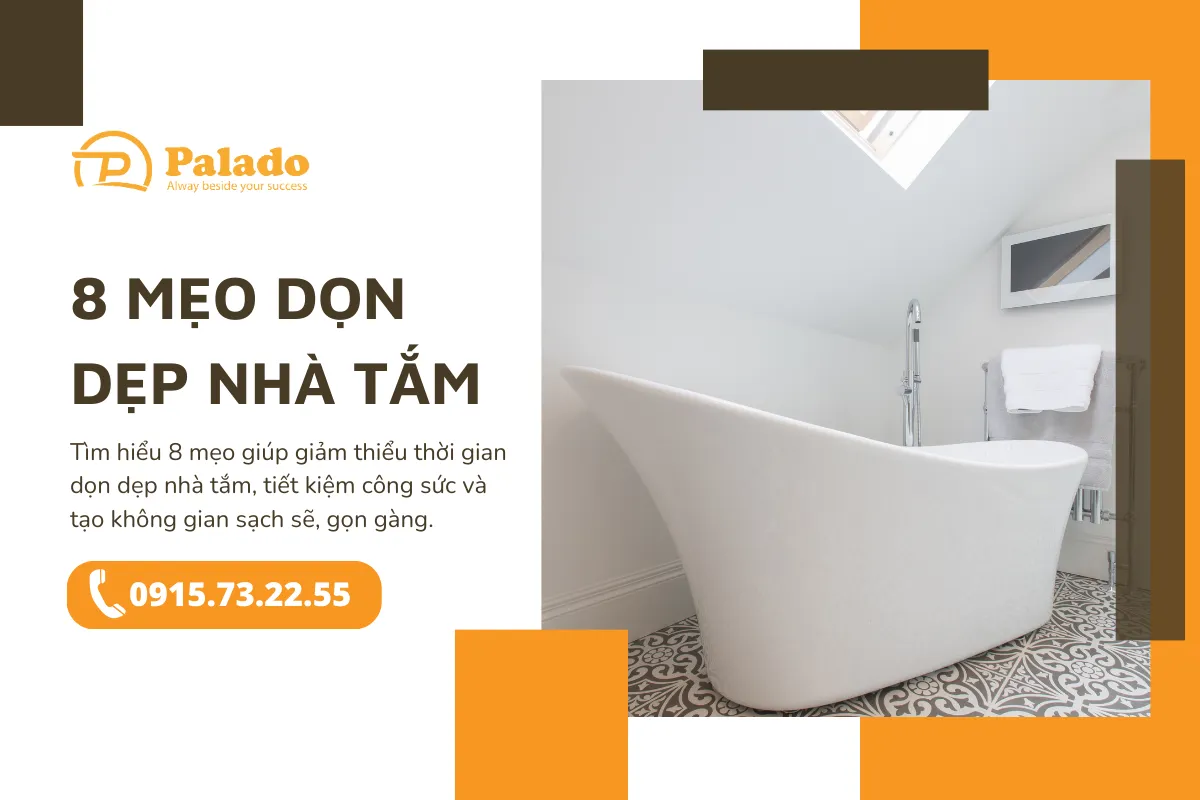 8 mẹo giúp giảm thiểu thời gian dọn dẹp nhà tắm 6