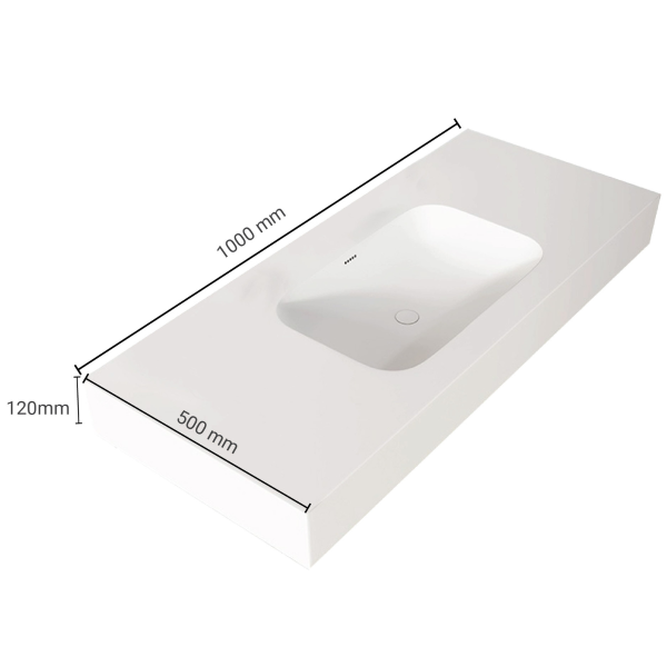 Chậu rửa mặt lavabo âm bàn PALADO PLD1012