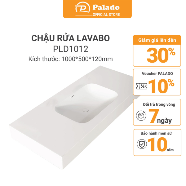 Chậu rửa mặt lavabo âm bàn PALADO PLD1012 (1)