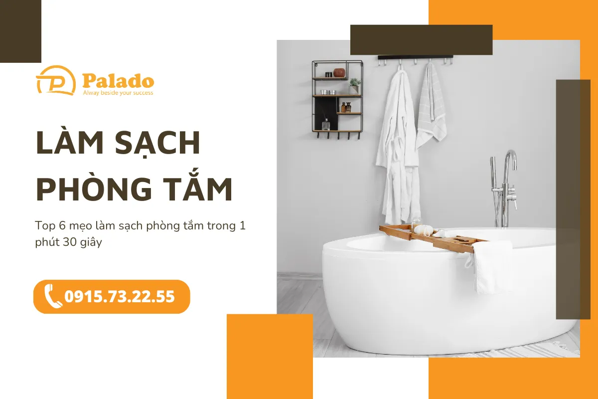 Top 6 mẹo làm sạch phòng tắm trong 1 phút 30 giây 6