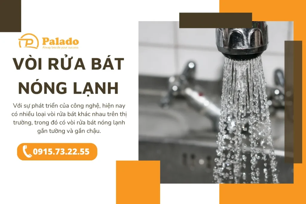 Nên lắp vòi rửa bát nóng lạnh gắn tường hay gắn chậu (3)