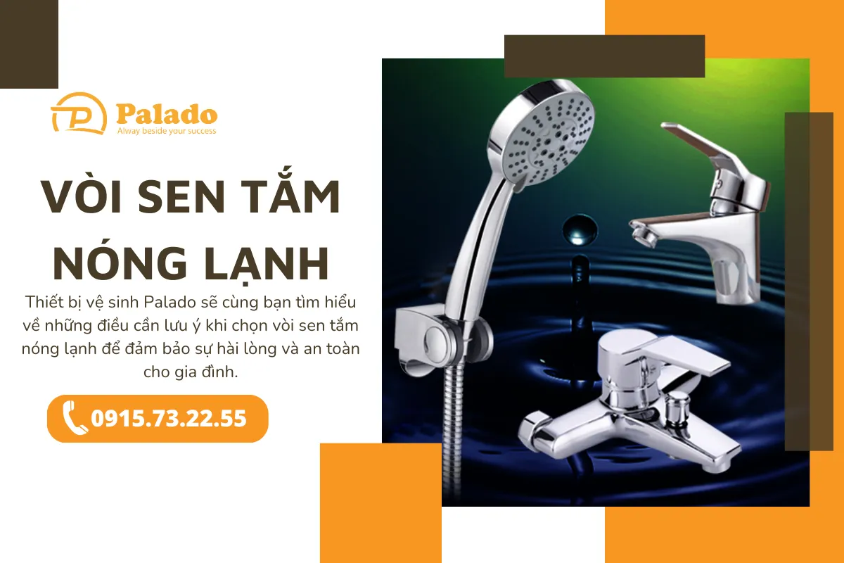 Lưu ý không nên bỏ qua khi chọn vòi sen tắm nóng lạnh