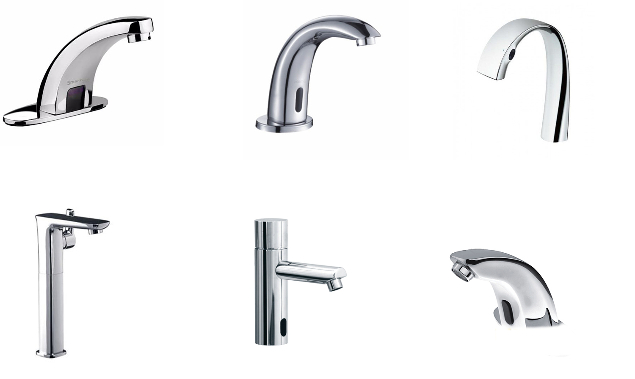 Vòi nước tự động được làm từ inox cao cấp. Vòi nước tự động được làm từ inox cao cấp.