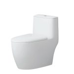 Bồn cầu liền khối xả xoáy Trắng PLD-671I