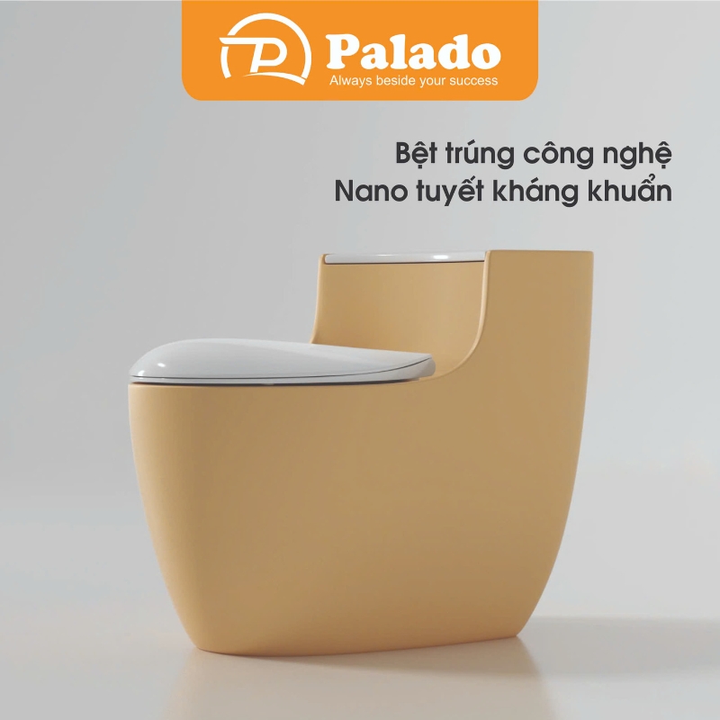 Bồn cầu PLD-672D có thiết kế ấn tượng và màu sắc nổi bật Bồn cầu PLD-672D có thiết kế ấn tượng và màu sắc nổi bật