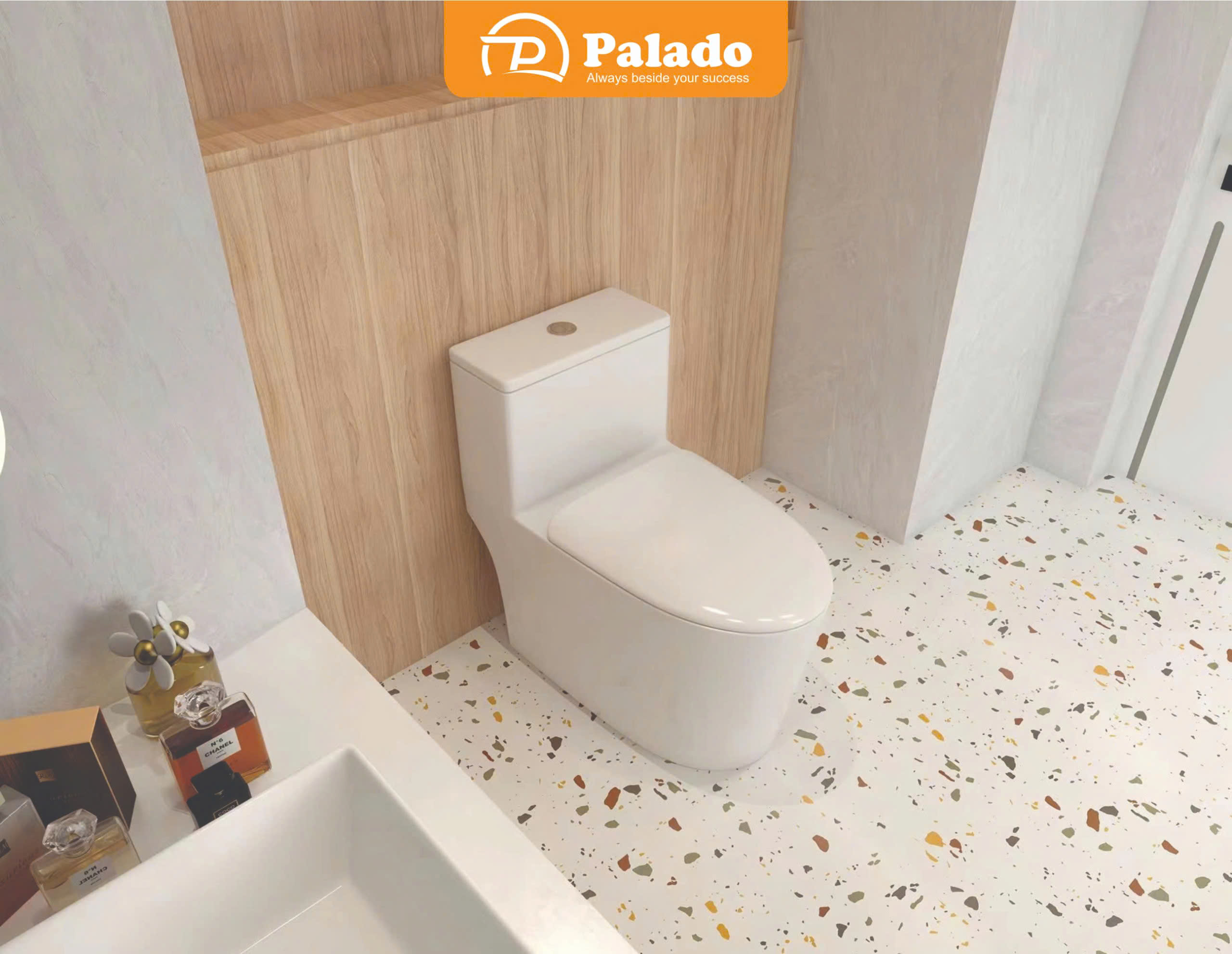 Palado.vn Bệt 671H Trắng Ảnh gốc 7