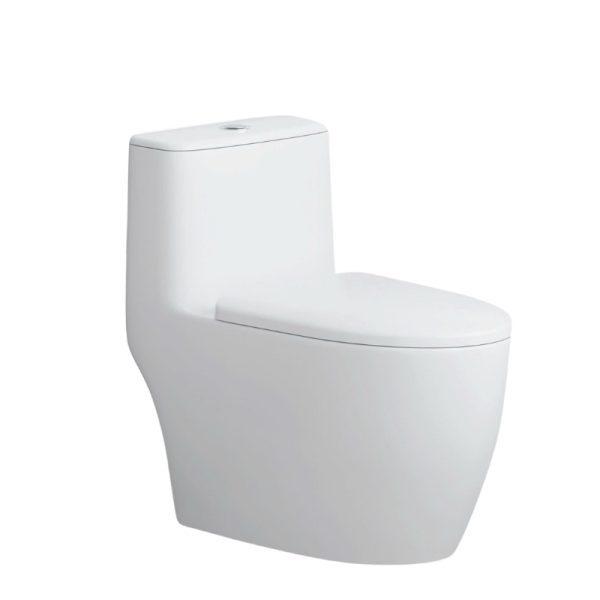 Bồn cầu liền khối xả xoáy Trắng PLD-671I