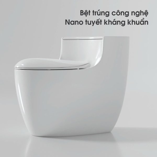 Bồn cầu PLD-672I không chỉ đẹp mắt mà còn dễ lắp đặt trong nhiều loại không gian khác nhau