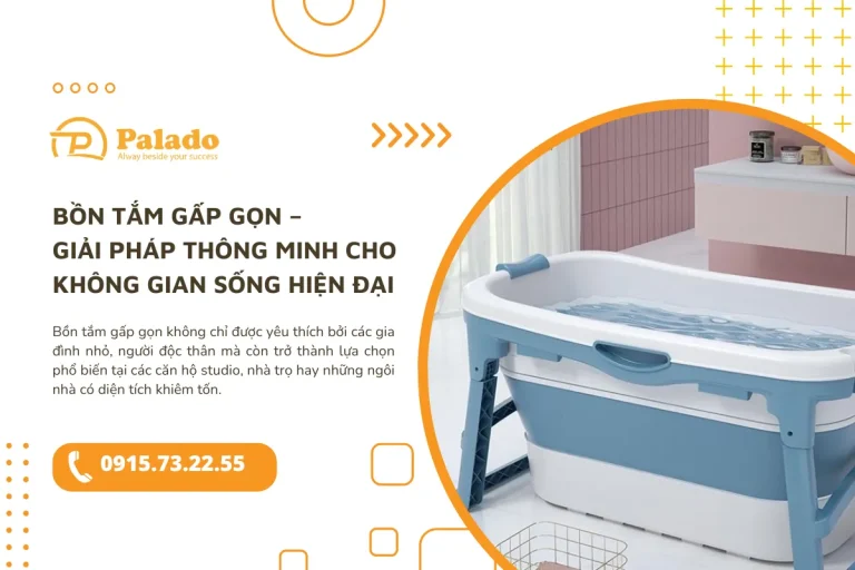 Bồn tắm gấp gọn – giải pháp thông minh cho không gian sống hiện đại