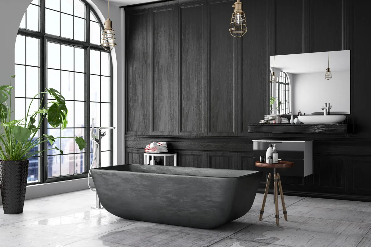 Bồn tắm không chỉ là một thiết bị chức năng mà còn đóng vai trò quan trọng trong việc tạo dựng giá trị thẩm mỹ và không gian thư giãn cho phòng tắm Bồn tắm không chỉ là một thiết bị chức năng mà còn đóng vai trò quan trọng trong việc tạo dựng giá trị thẩm mỹ và không gian thư giãn cho phòng tắm
