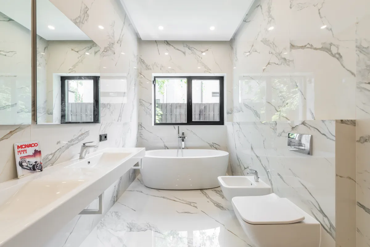 Cách bố trí bồn tắm để tạo không gian sang trọng Cách bố trí bồn tắm để tạo không gian sang trọng