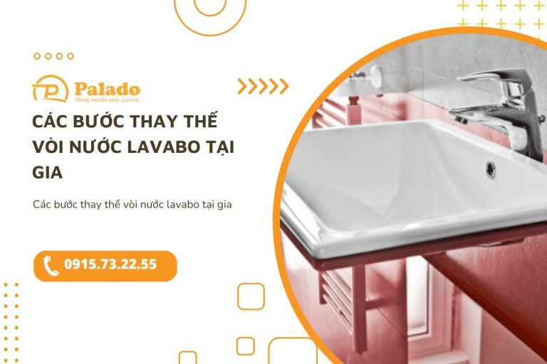 Các bước thay thế vòi nước lavabo tại gia