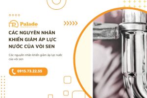 Các nguyên nhân khiến giảm áp lực nước của vòi sen