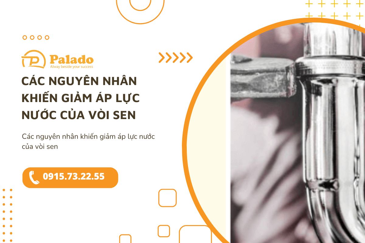 Các nguyên nhân khiến giảm áp lực nước của vòi sen